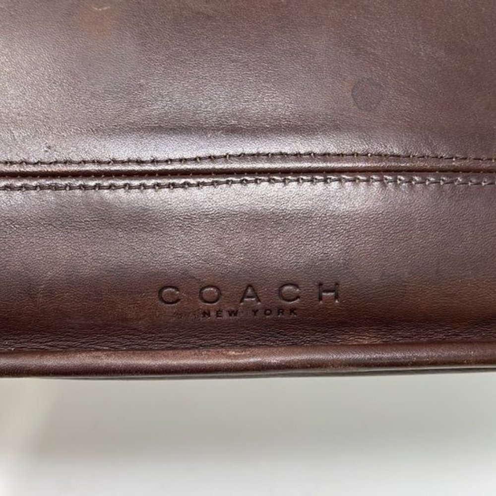 Coach Brown Leather Shoulder Bag - Picture 3 of 14